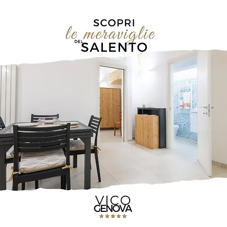 Vico Genova Wifi, Ac, 4 Persone - 10km Gallipoli